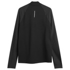 Nike Dri Fit Reflective Half Zip in Black/Reflective Silver