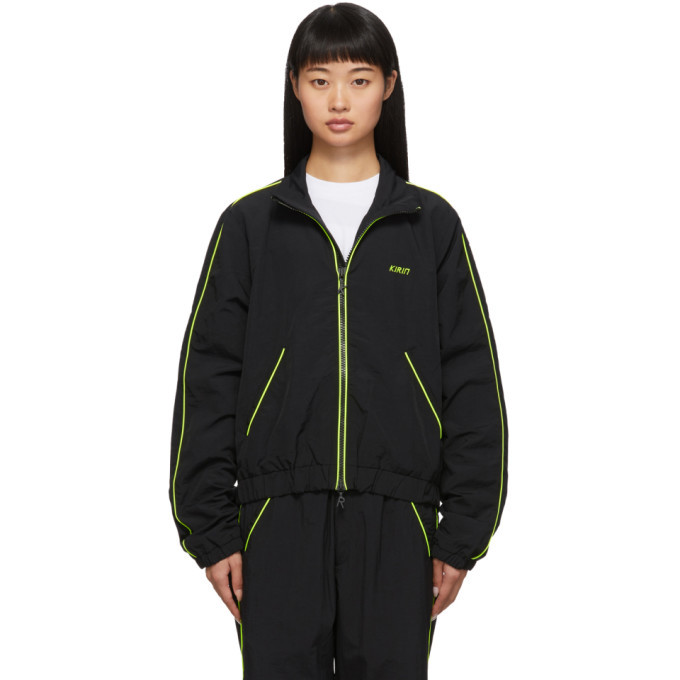 Kirin Black Piping Cut-Out Track Jacket Kirin