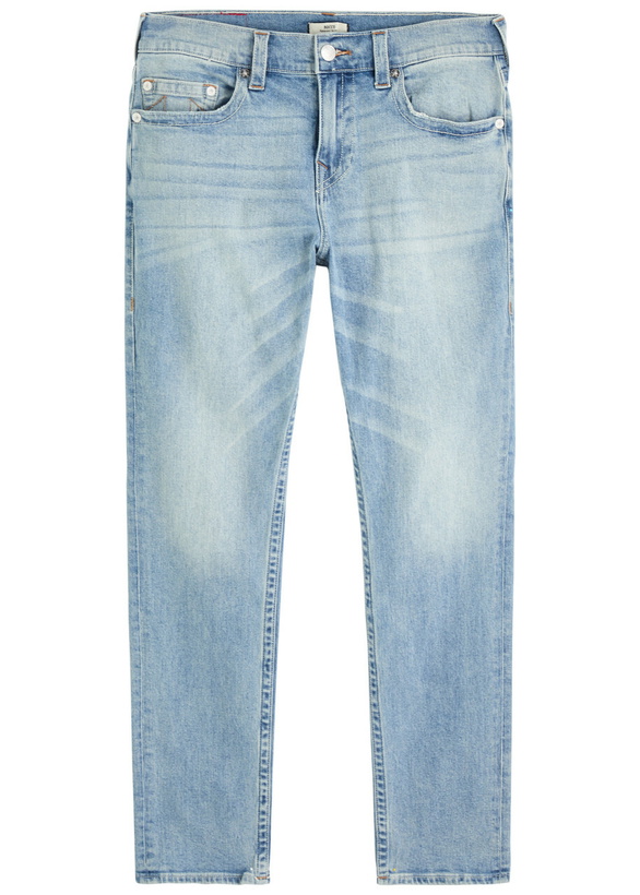 Photo: True Religion Rocco Slim-leg Jeans Light Blue