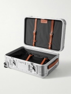 FPM Milano - Bank Spinner 53cm Leather-Trimmed Aluminium Suitcase