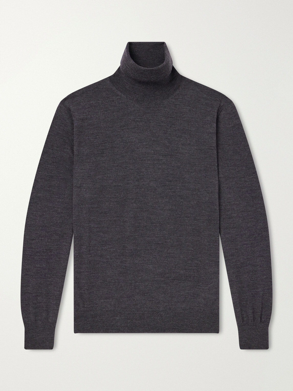 Canali - Wool Rollneck Sweater - Gray
