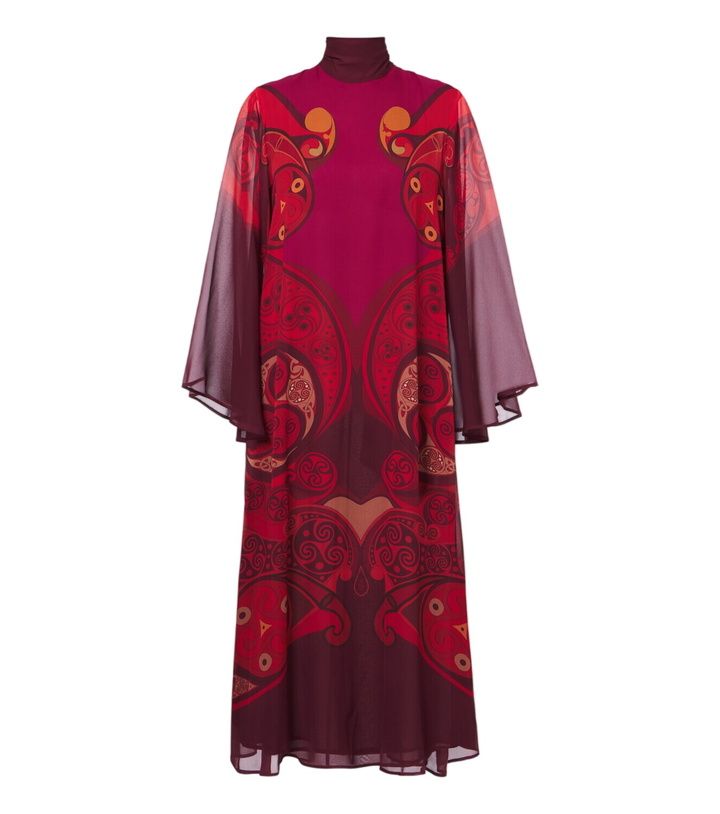 Photo: La DoubleJ Alchemy printed silk georgette midi dress