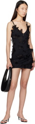 Coperni Black Butterflies Minidress