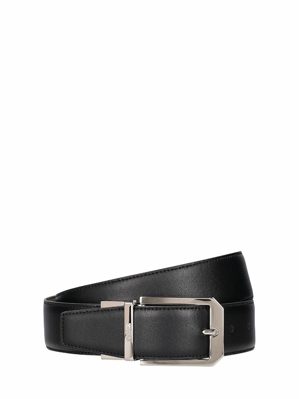 Photo: ZEGNA 3.5cm Reversible Leather Belt