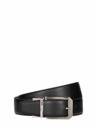 ZEGNA 3.5cm Reversible Leather Belt