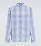 Loewe - Checked cotton poplin shirt