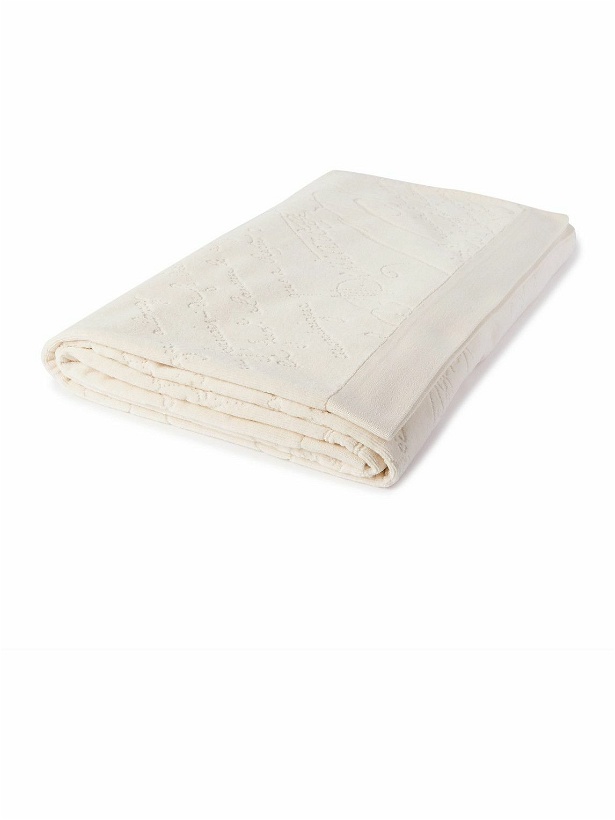 Photo: Berluti - Scritto Cotton-Terry Jacquard Towel
