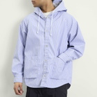 Comme des Garçons Homme Men's Triple Layers Coat in White/Navy/Black