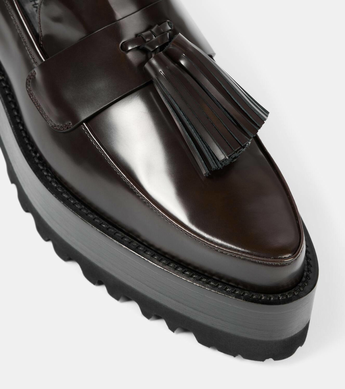 Victoria Beckham Leather platform loafers