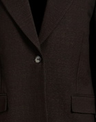 The Row Womens Blazer Chocolate in Brown