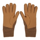 Burberry Brown Cashmere Lined Gloves