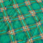 ERL Plaid Corduroy Shirt in Green Plaid