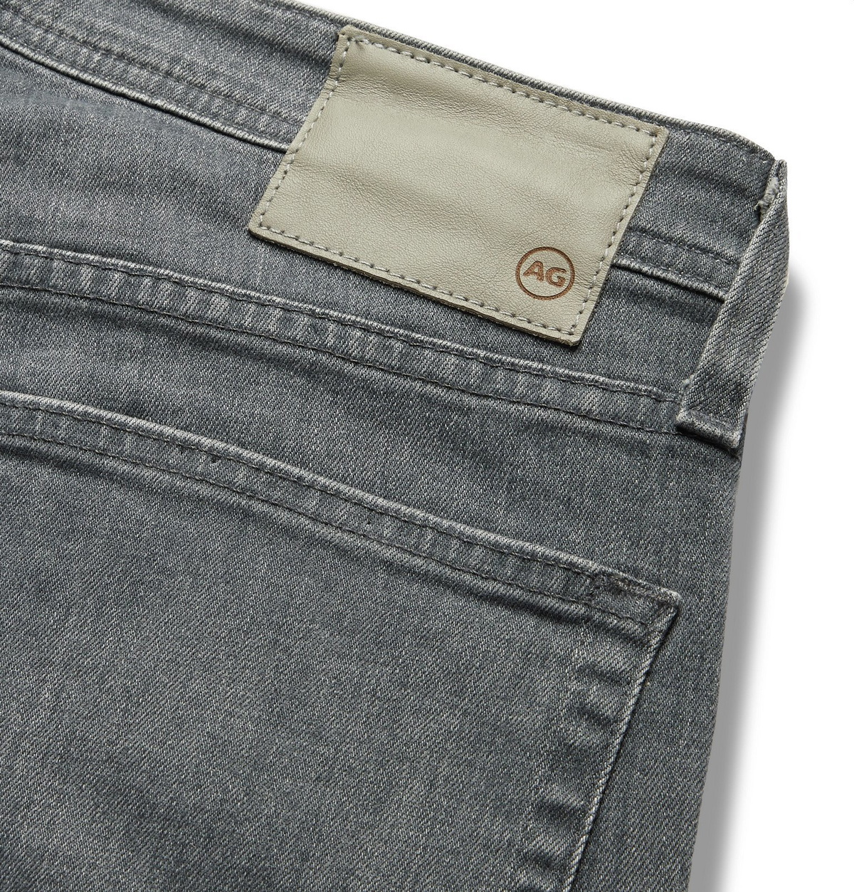 AG Jeans - Tellis Slim-Fit Stretch-Denim Jeans - Gray AG Jeans