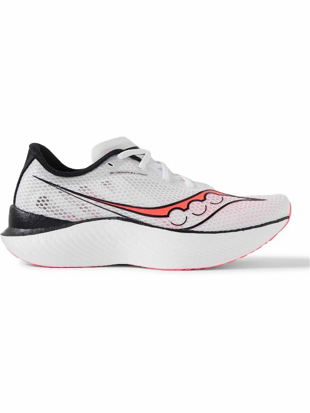 Photo: Saucony - Endorphin Pro 3 Rubber-Trimmed Mesh Running Sneakers - White
