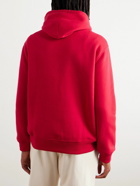 Polo Ralph Lauren - Printed Cotton-Blend Jersey Hoodie - Red