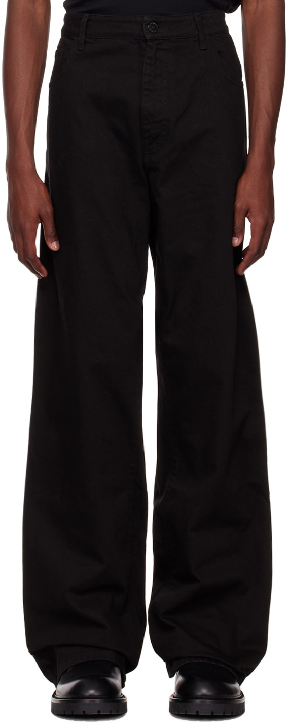 Raf Simons Black Workwear Jeans Raf Simons