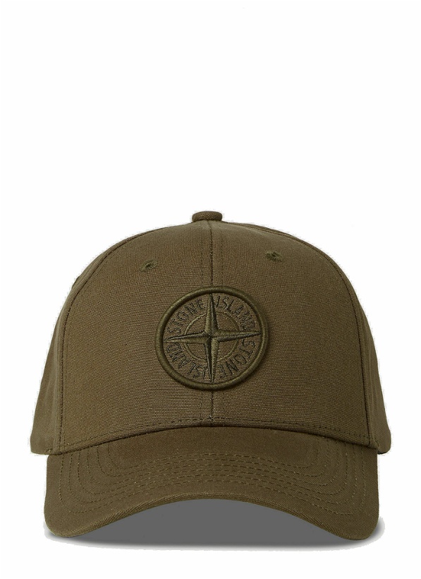 Photo: Stone Island - Logo Patch Baseball Cap in Green