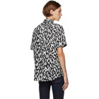 Hugo Black and Off-White Ekilio Short Sleeve Shirt