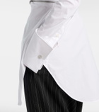 Jean Paul Gaultier Belted cotton-blend shirt dress