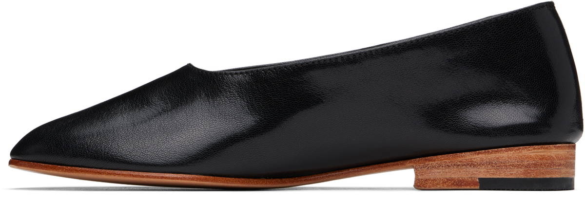 Martiniano Black Glove Ballerina Flats