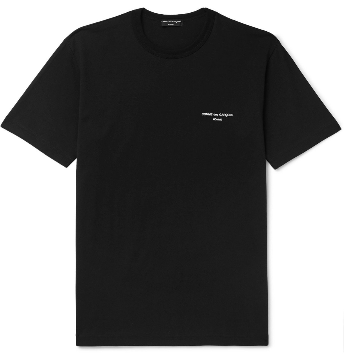omhyggelig pensionist debat Comme des Garçons HOMME - Logo-Print Cotton-Jersey T-Shirt - Black Comme  des Garcons Homme