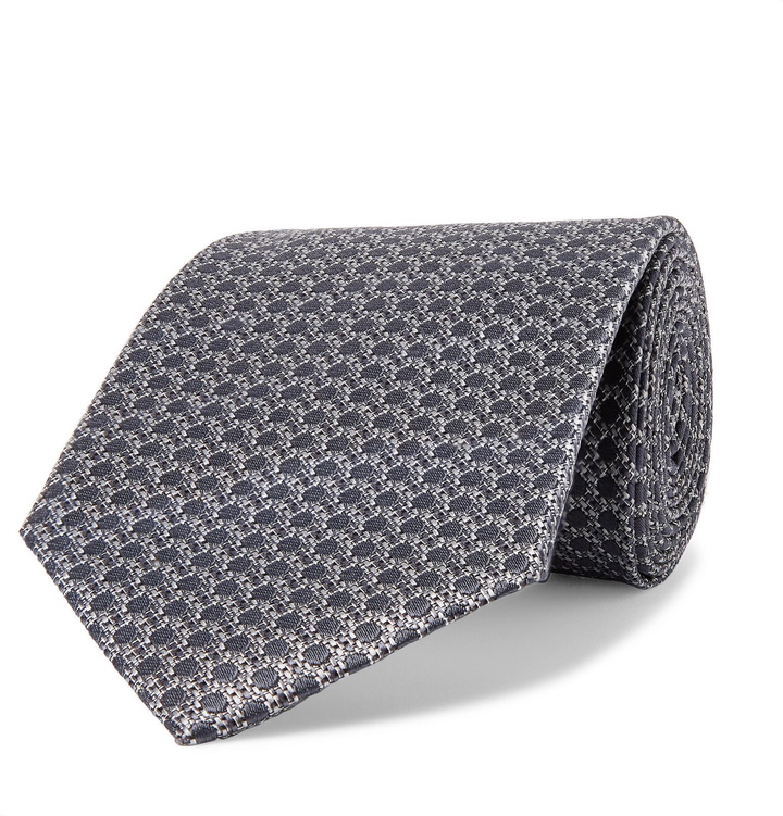 Photo: TOM FORD - 8.5cm Silk-Jacquard Tie - Gray