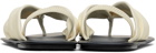 Loulou Studio Off-White Sahado Slingback Sandals