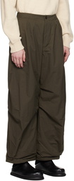 AMOMENTO Brown Fatigue Trousers