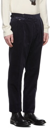 Ralph Lauren Purple Label Navy Corduroy Gregory Trousers