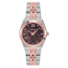 Ferragamo Vega New Quartz Diamond Brown Dial Ladies Watch SFKJ01224