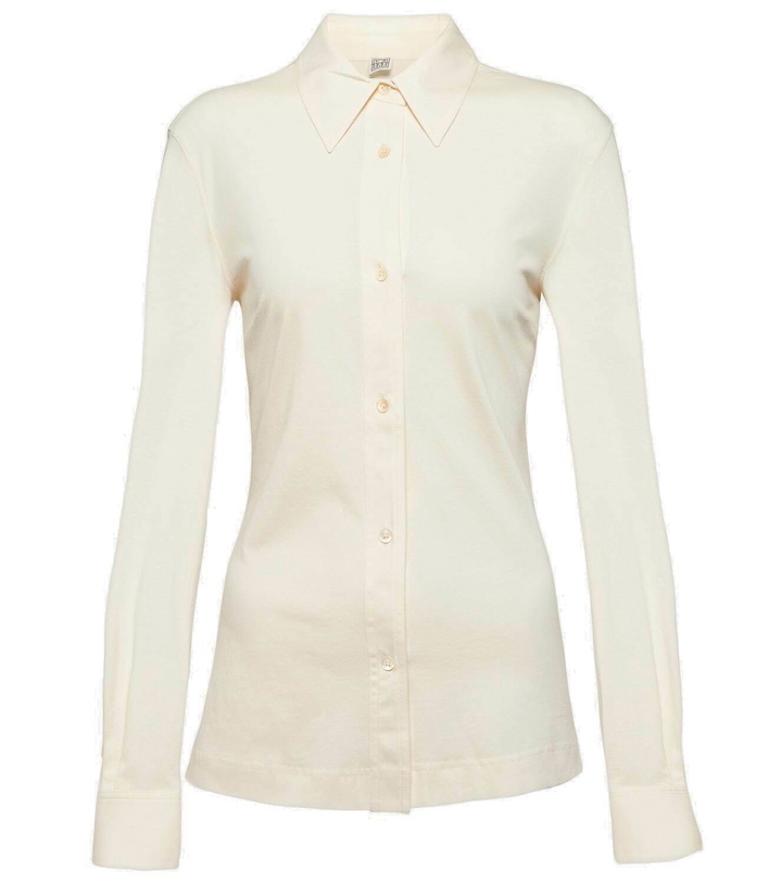 Photo: Toteme Cotton jersey shirt