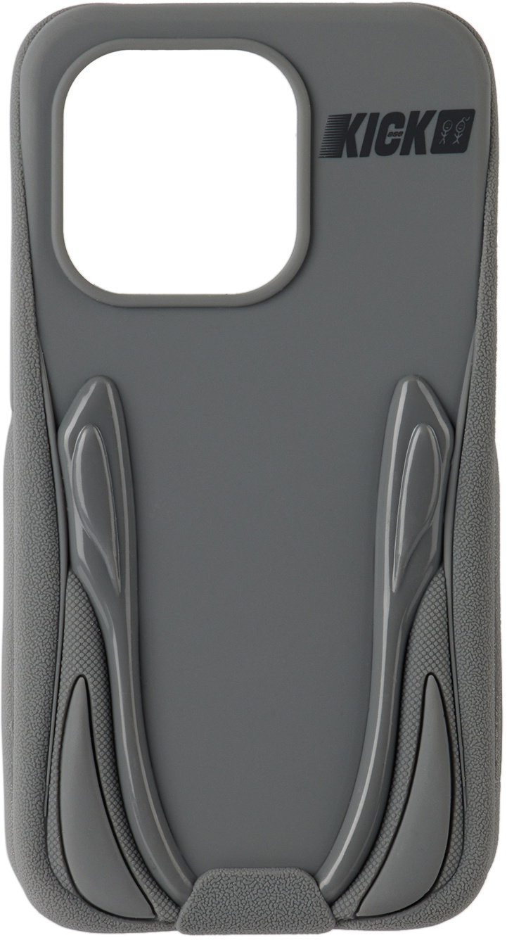 Urban Sophistication Gray 'The Kick' iPhone 14 Pro Case