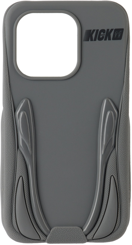 Photo: Urban Sophistication Gray 'The Kick' iPhone 14 Pro Case