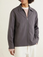 Jil Sander - Twill Zip-Up Overshirt - Gray