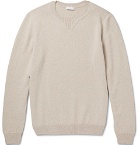 Sunspel - Merino Wool and Cotton-Blend Sweater - Sand