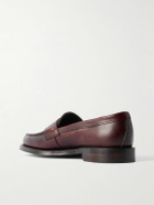 Drake's - Charles Leather Penny Loafers - Burgundy