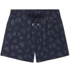 Vilebrequin - Moorea Mid-Length Printed Swim Shorts - Blue