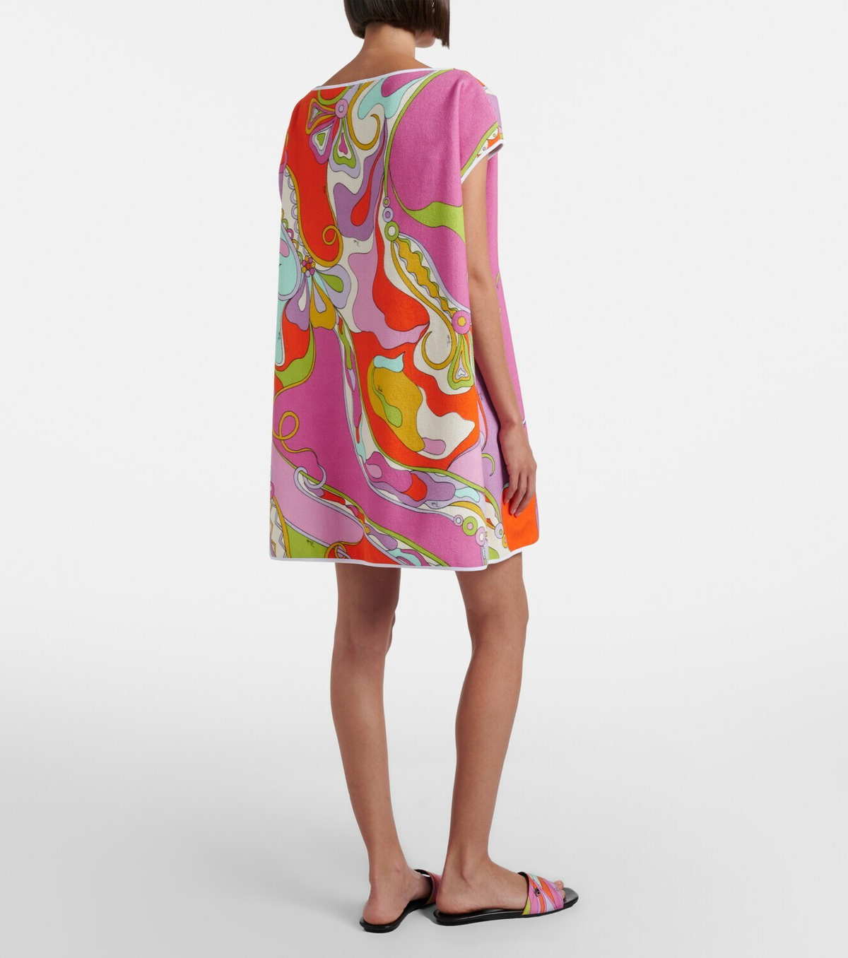 Pucci Orchidee cotton-blend terry minidress