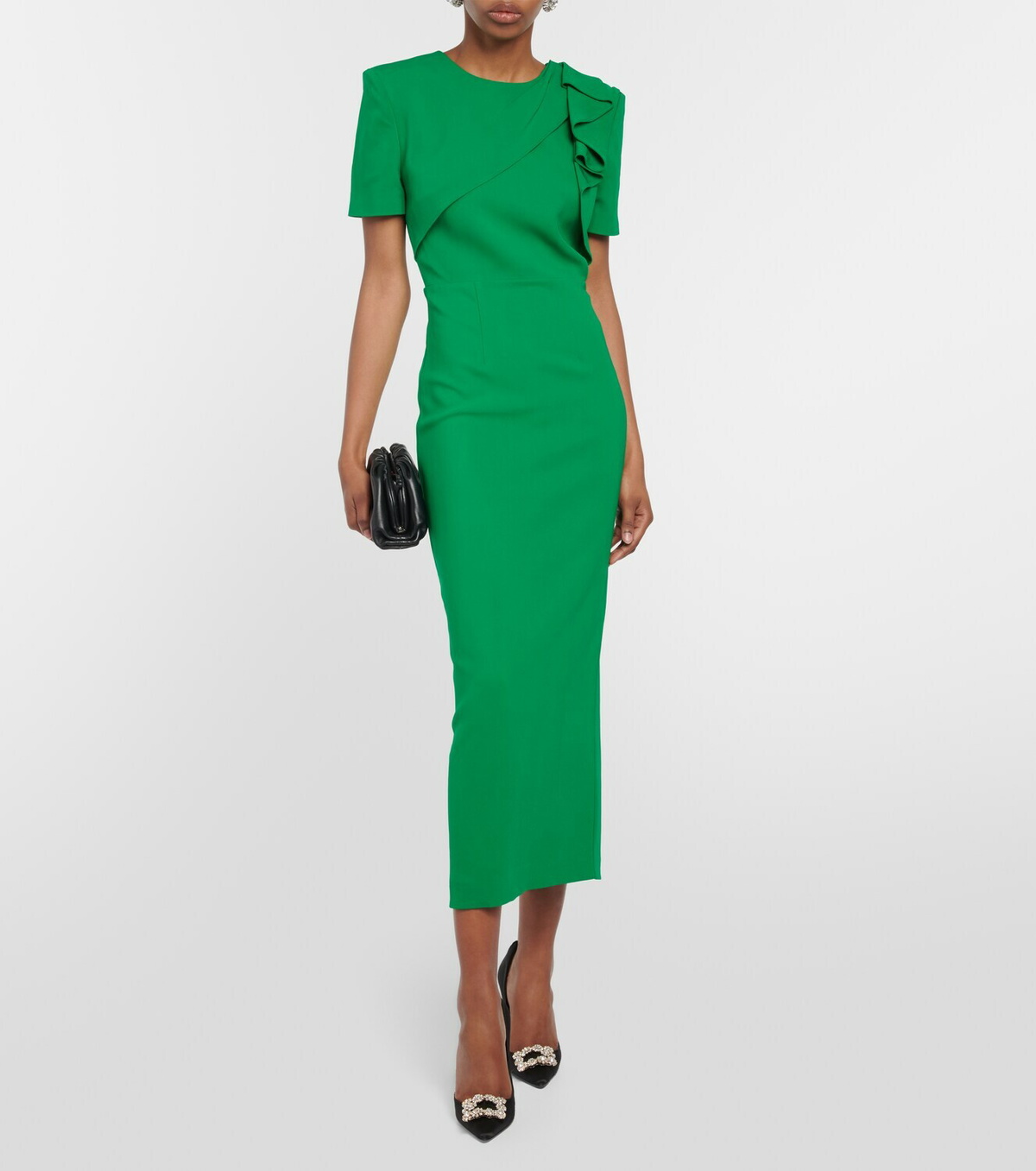 Roland Mouret Asymmetrical midi dress Roland Mouret Roland Mouret Asymmetrical midi dress Roland Mouret