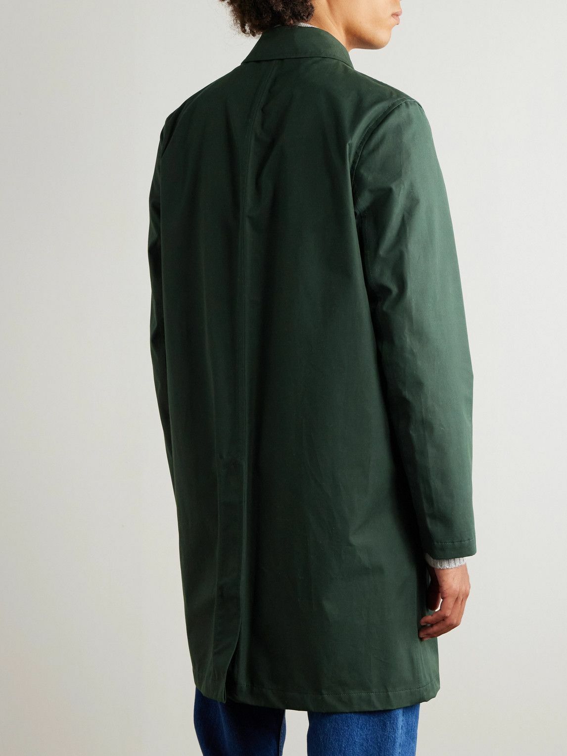 Private White V.C. - Jack's Cotton-Shell Raincoat - Green