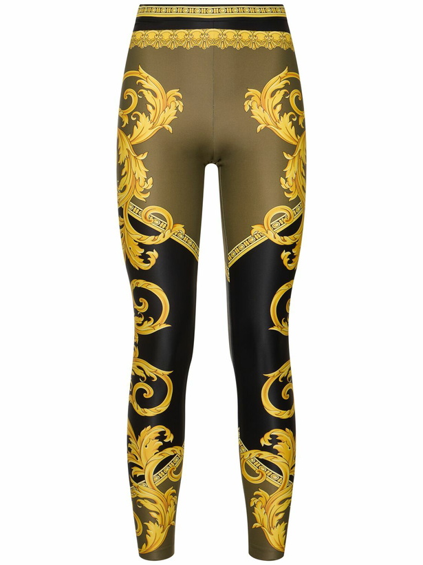 Photo: VERSACE Baroque Print Lycra Leggings