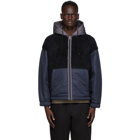 N.Hoolywood Black Hooded Jacket