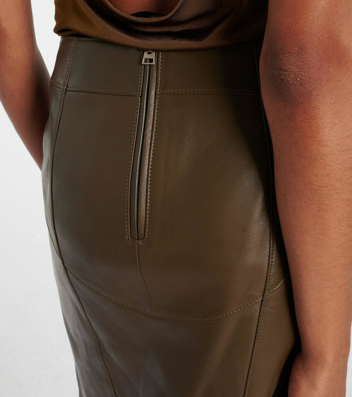 Tom Ford Leather miniskirt