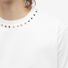 Valentino Men's Rockstud T-Shirt in White