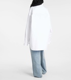 Balenciaga Outerwear oversized cotton poplin shirt