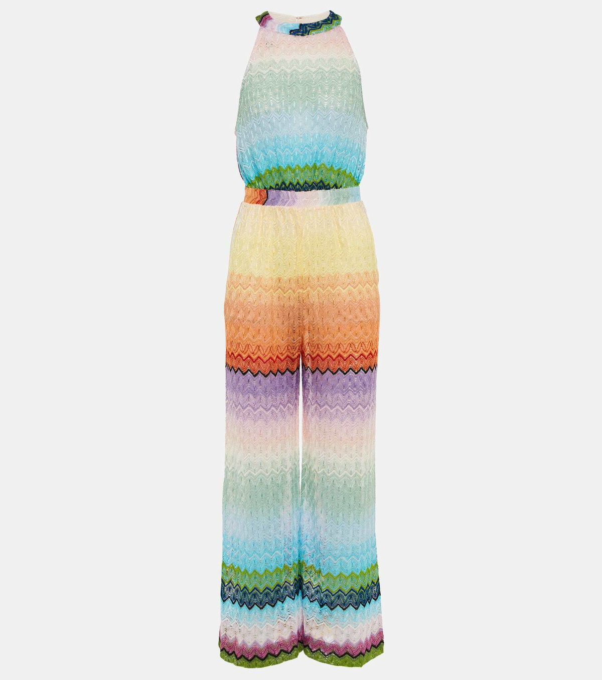 Missoni Mare Zig-zag halterneck jumpsuit