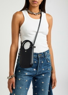 Courrèges Slim Holy Leather Bucket bag - Black - One Size