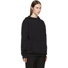 Acne Studios Black Hanging Phone Fog Hoodie