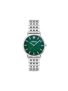 Versace Greca Slim Quartz Green Dial Watch VE8Q00324