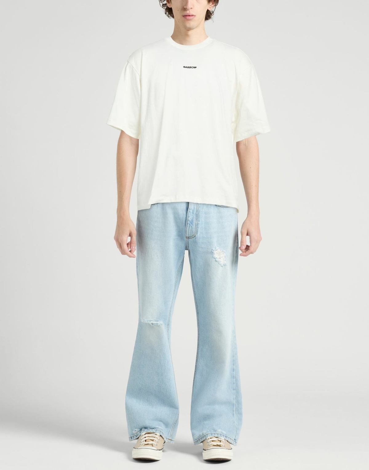 Barrow Mens T-shirt in Off white